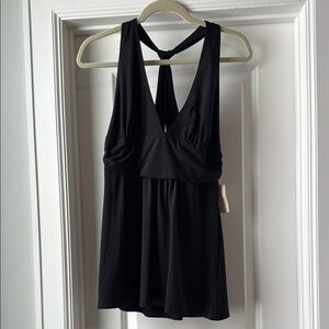 Black Sleeveless Going Out Top